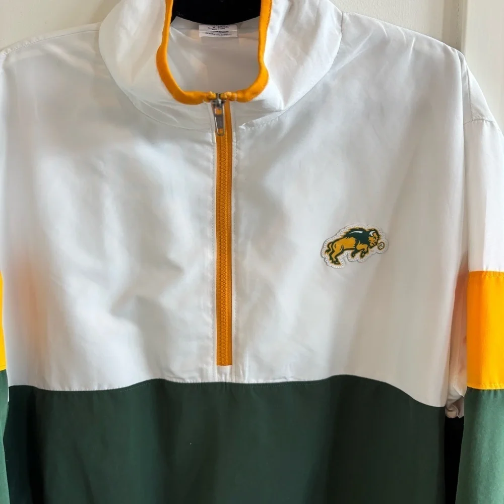 North Dakota State Bison Rivalry Threads Lightweight Jacket Quarter Zip Mens M